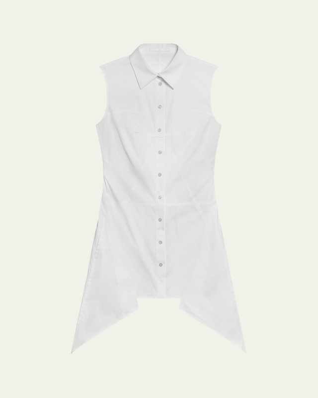 Sleeveless Bustier Shirtdress